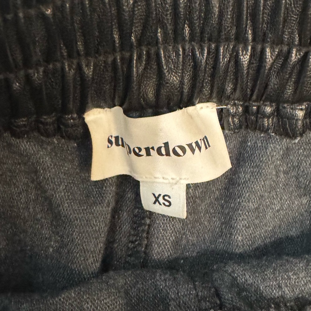 Superdown Black Track Pants - Picture 4 of 5